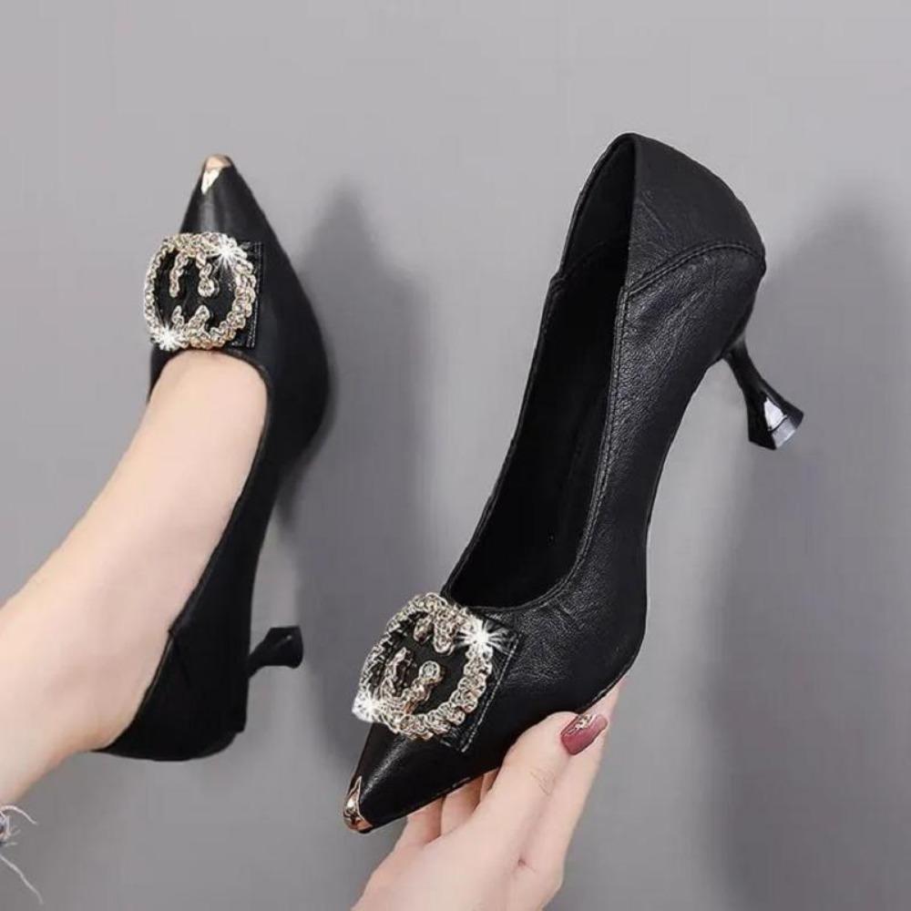 Damenschuhe Frauen niedlich süß Übergröße sexy Party Nachtclub schlank Stilettoabsatz Schuhe Dame Mode Komfort Pumps z417