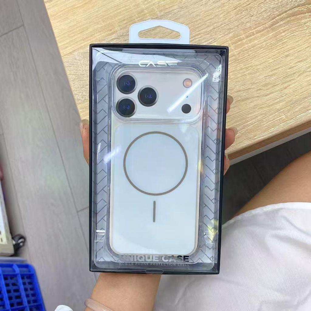 iPhone 17 Pro Max Transparent Magnetic Anti-Fall Case