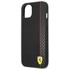 Ferrari Fesaxhcp13Sbk Iphone 13 Mini 5,4 Czarny/Black Hardcase On Track Carbon Stripe