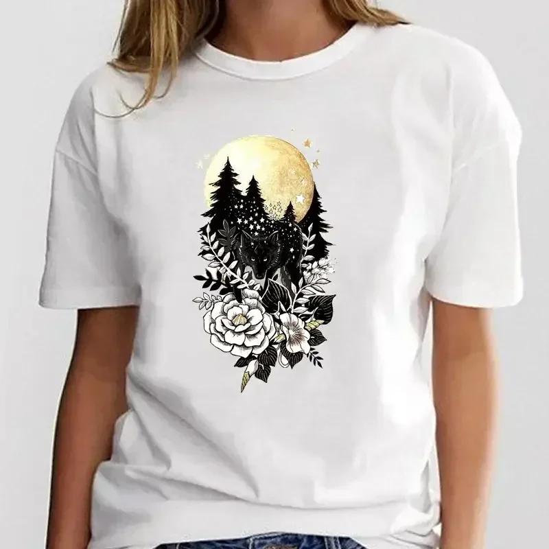 Women's Printed T-shirt, Fashionable Clothing, Cat Trend, New Style, T-shirt, Top