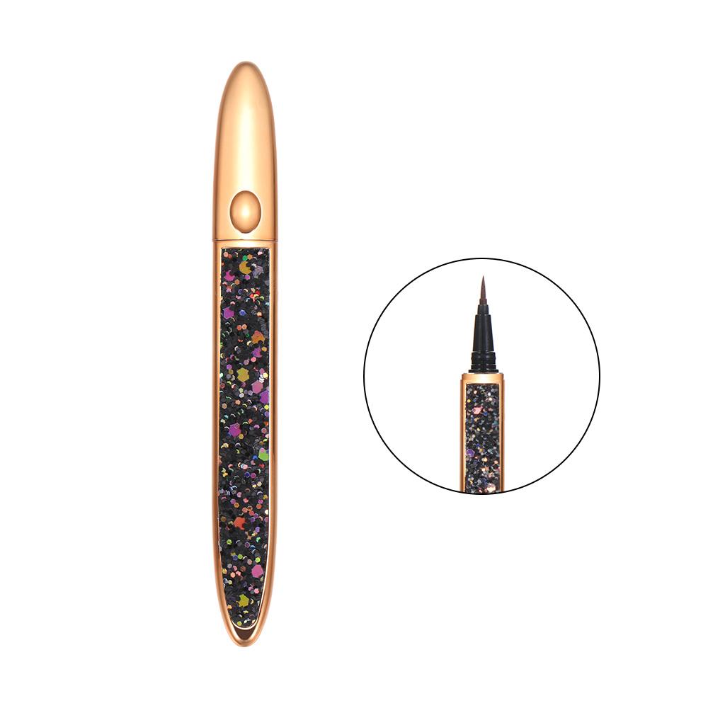 Easy to use 2 in 1 Lash Glue Liner Pen Self-adhesive Magic Eyeliner No Glue Magnetic Needed