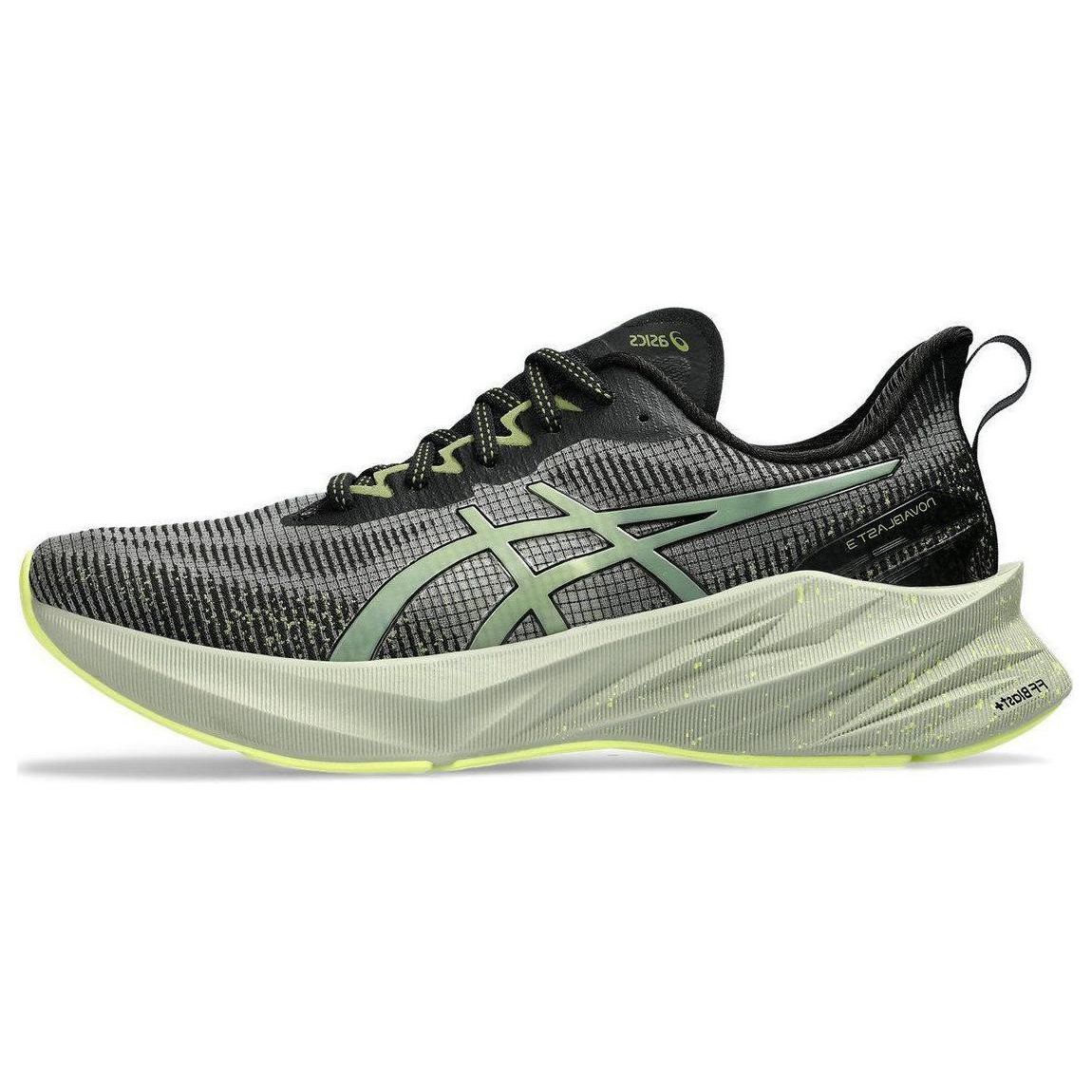 

Мужские кроссовки ASICS Novablast 3 LE Black Glow Yellow 1011B591-003 42