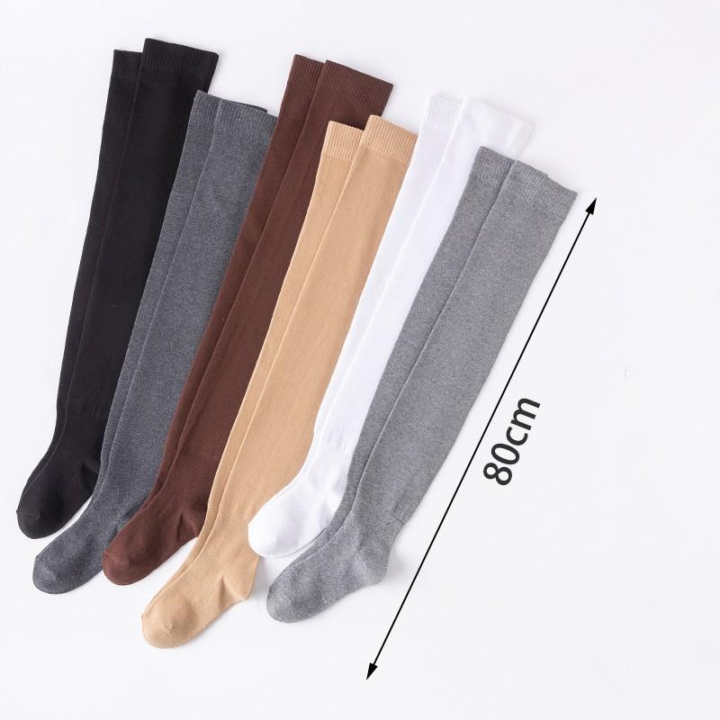 Sexy Pure Color Women Stockings Over Knee Thigh High Warm Stocking