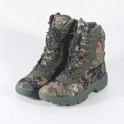 Herren Outdoor Wanderstiefel Mode Sport Grün Camouflage Dschungel Offroad Stiefel Anti Rutsch Schneeschuhe Verschleißfest