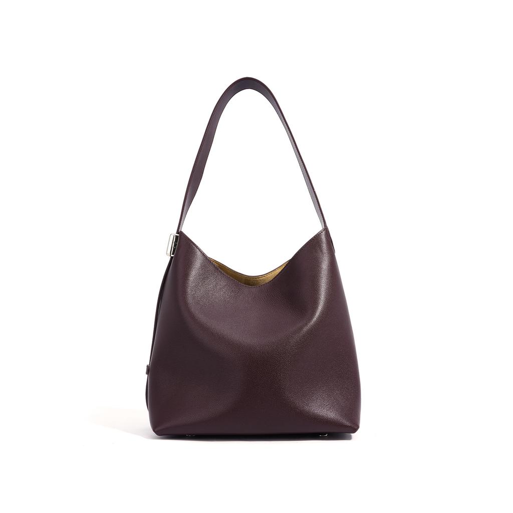 Tote bag women's bag large-capacity leather bag 2025 premium new retro premium shoulder bag computer commuter bag