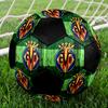 SIZE 5 Villarreal Soccer Ball Colorful All Ages Machine Stitched PVC Competition Ready Durable High-Bounce