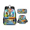 Bloons TD 6 Backpack Pen Bag Shoulder Bag 3Pcs Set New Trendy Game Printed Kindergarten Boys and Girls