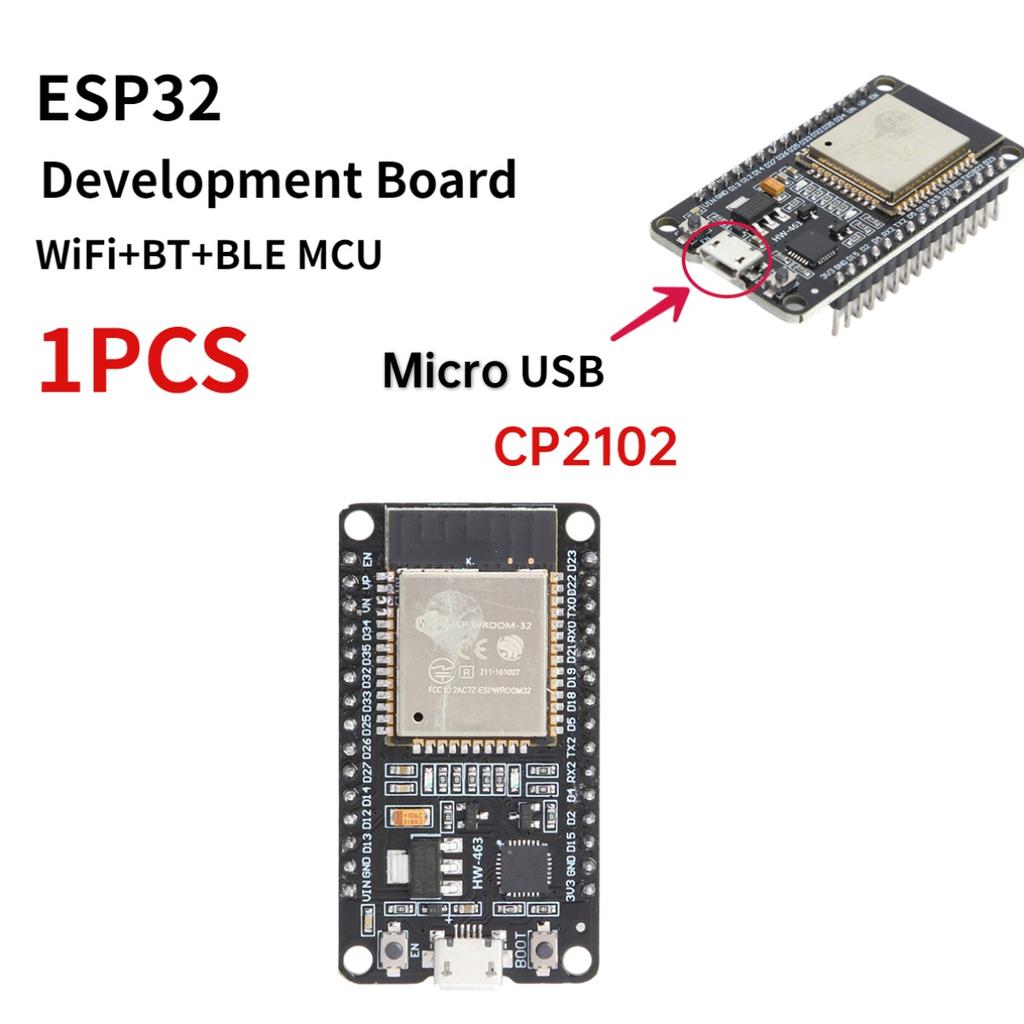 ESP32 -32 Development Board TYPE-C CH340C/ USB CP2102 WiFi+Bluetooth Ultra-Low Power Consumption Dual Core Wireless Module