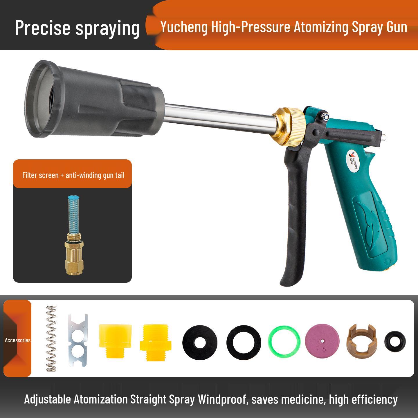 God Gun King High-Pressure Agricultural Sprayer: Long-Range Water & Pesticide Spray Gun