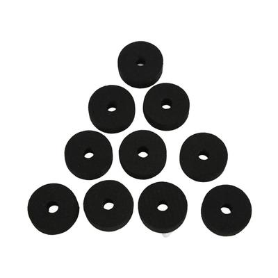20PCS Black And Grey Cymbal Felt Washer Felt Drum Set Accessory Cymbal Stand Parts  For Drummers
