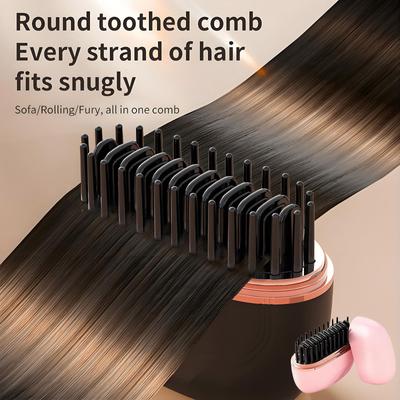 Rechargeable Wireless Portable Straightening Comb, Women's Straightener, Ideal For Home And Travel