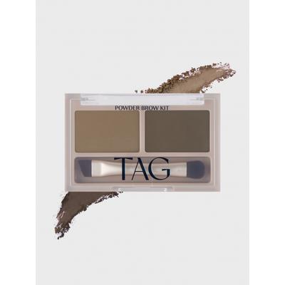 Tag Powder Brow Kit  2 Natural Brown 