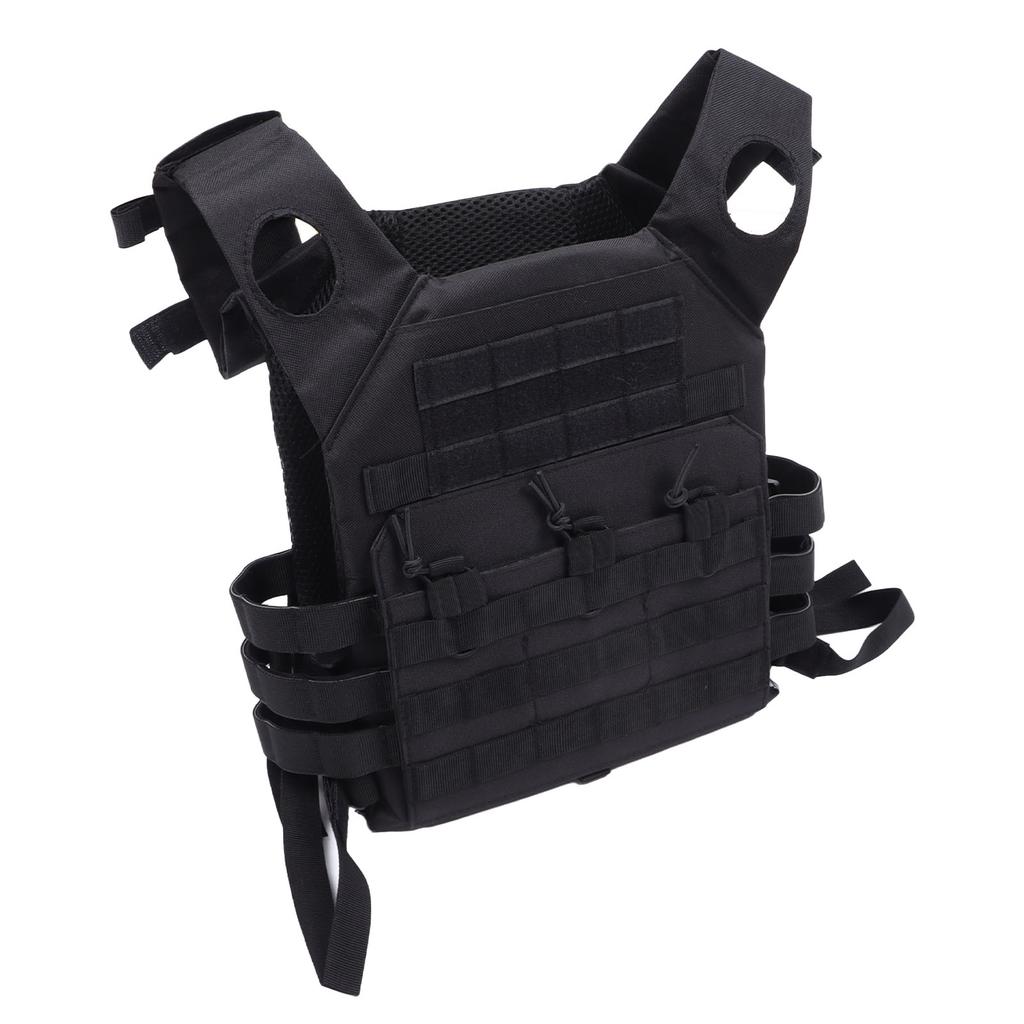 Schwarze Outdoor-Sportweste mit Gewichten Multifunktionale Outdoor-Trainingsweste mit Gewichten