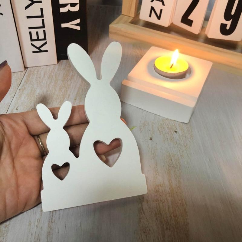 Easter Theme Candle Holder Molds with Base for Making Candle Holder Tealight Holder Decorations