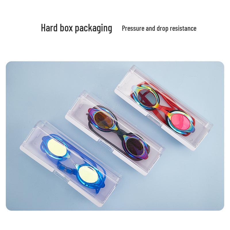 HD Anti-Fog Silicone Swim Goggles for Men and Women: Professional Racing & Training