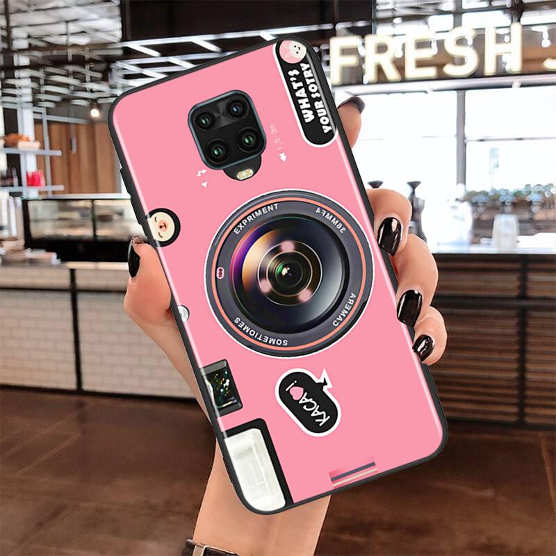 

Забавная ретро-лента для камеры Xiaomi Redmi Note 10 10S 9 9T 9S 9Pro Max 8T 8Pro 8 7 6 5 Pro 5A 4X4, мягкий черный чехол для телефона Redmi Note10 ProMAX