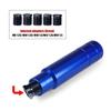 Universal Shift Knob Aluminum Alloy Nut M8x1.25 M10x1.25 M10x1.5 M12X1.25 M14.X1.5 Shift Knob Button Metal Replacement Parts