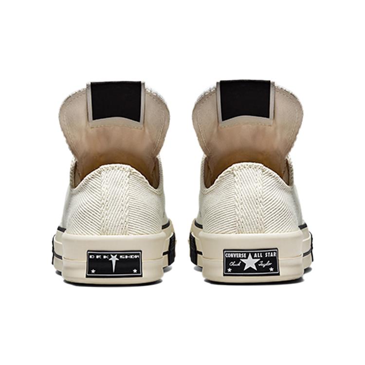 Chuck 70 Rick Owens x Drkshdw Drkstar Converse Low 'Egret' A00134C