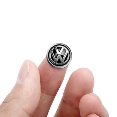 For VW Volkswagen Jetta MK5 Golf 2/5/10Pcs 14mm Car Control Keychain Sticker Emblem Replacement For Volkswagen VW GTI Golf Passa