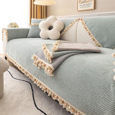 Sofa Cushion Wholesale Chenille High-End Cushion Ins Style Four Seasons Universal Non-Slip Sofa Cover Outside