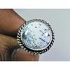 Natural Dendrite Opal Gemstone 925 Solid Sterling Silver Ring Size US-8.5 PG-169