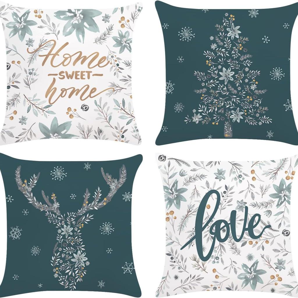 New Christmas Combination Pillowcase Home Sofa Decoration Cushion Pillowcase