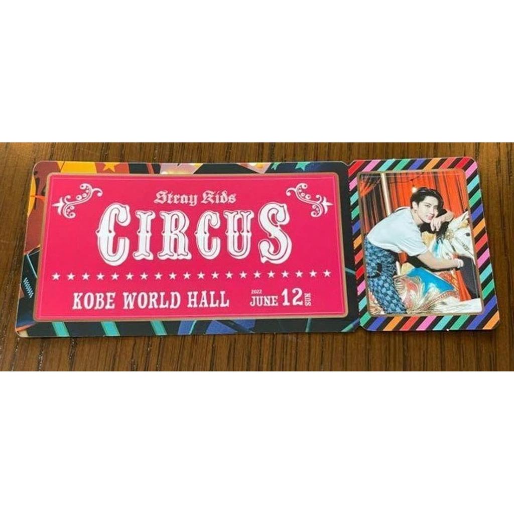 Stray Kids CIRCUS Official picture ticket Sticker Japan Kobe venue June 11,12