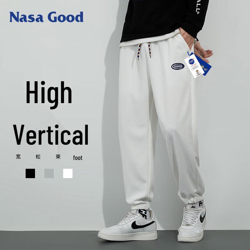 

NASA GOOD Men s Waffle Knit Harem Jogger Pants 3XL