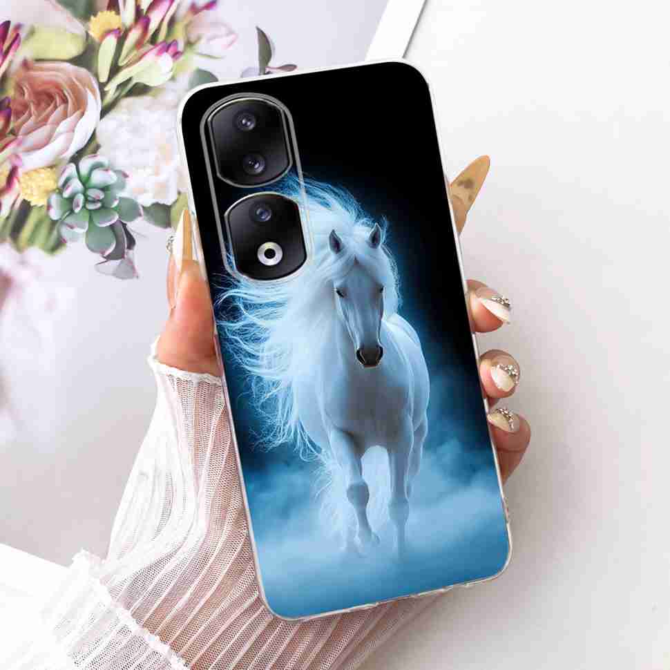 Funda para Honor 90 Pro 5G 6.78" Moda Mariposa Pintada Silicona TPU Cubierta Trasera Para Honor 90Pro 90 PRO 5G REP-AN00 Fundas para Teléfono