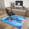 1pc Mega Man Anime Cartoon Design Office Chair Mat Non-Slip Carpet for Home Decor, Suitable for Office, Living Room, Bedroom, Game Room - Perfect Gift