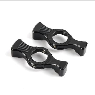 [GOLDFAUST] Z900RS Fork Top Cover Fork Cover Custom Parts Parts Accessories Gold/Black/Silver Dress Up ZR900K/ZR900K Z900RS (Black)