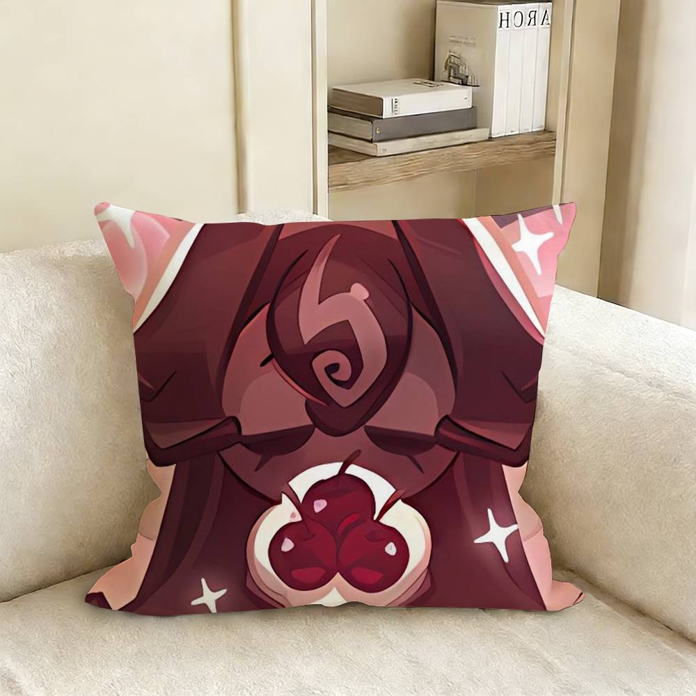 Cookie Run KKingdomS Pillow Cover Sofa Cushion Cover Home Room Decoration Children Gift