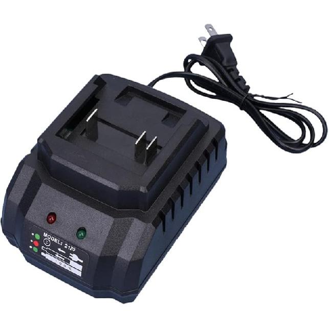Power Tool Battery Charger Battery Charging Device Portable with Multiple Protection Power Tool Accessories for 21V Battery, 1.8A