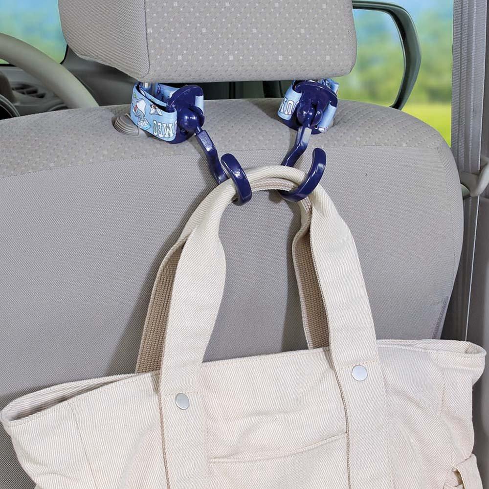 Napolex Stroller Hooks of Disney Dumbo Design Easy Installation with Velcro Fasteners Rotation Also Compatible with Car Headrests Stroller Baby Car