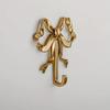 1/2Pcs Decorative Bow Hanger Hat Hooks Strong Load-bearing Simple Installation Wall Mount Bow Shaped Towel Hooks