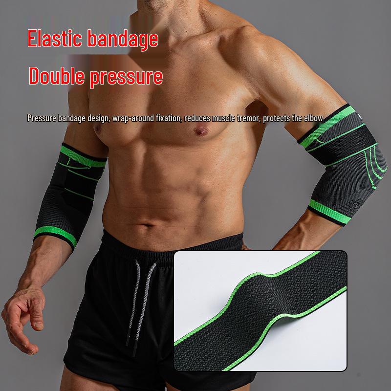 Sports Elbow Compression Sleeve for Weightlifting, Basketball, Tennis, and Cycling