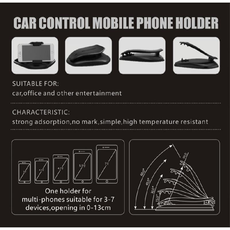 Car Mount Dashboard Phone Holder Stand Cradle For Iphone 12 Pro Max 12  3" To 7