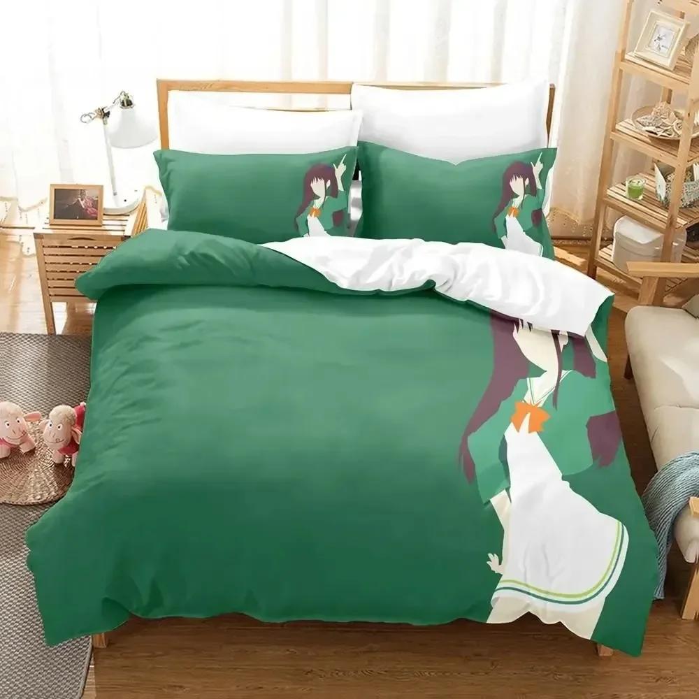 3D Print Anime Kawaii Wake Up, Girls! Bedding Set Single Twin Full Queen King Size Bed Set Adult Kid Bedroom Duvet cover Sets