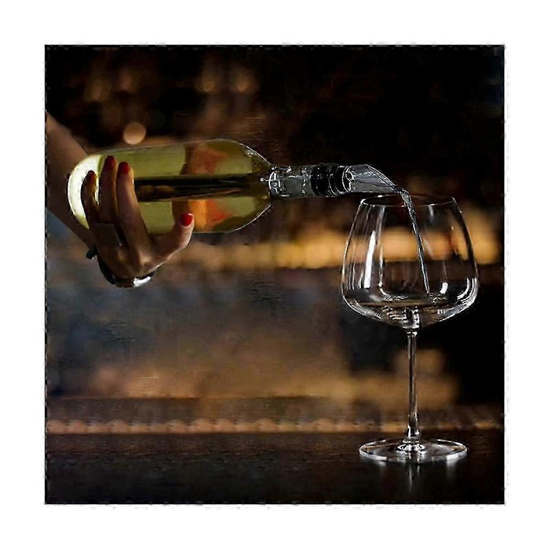 2PCS Stainless Steel Wine Chiller Stick, Rapid Wine Cooler & Aerator, Portable Wine Bottle Chiller for Red & White Wine