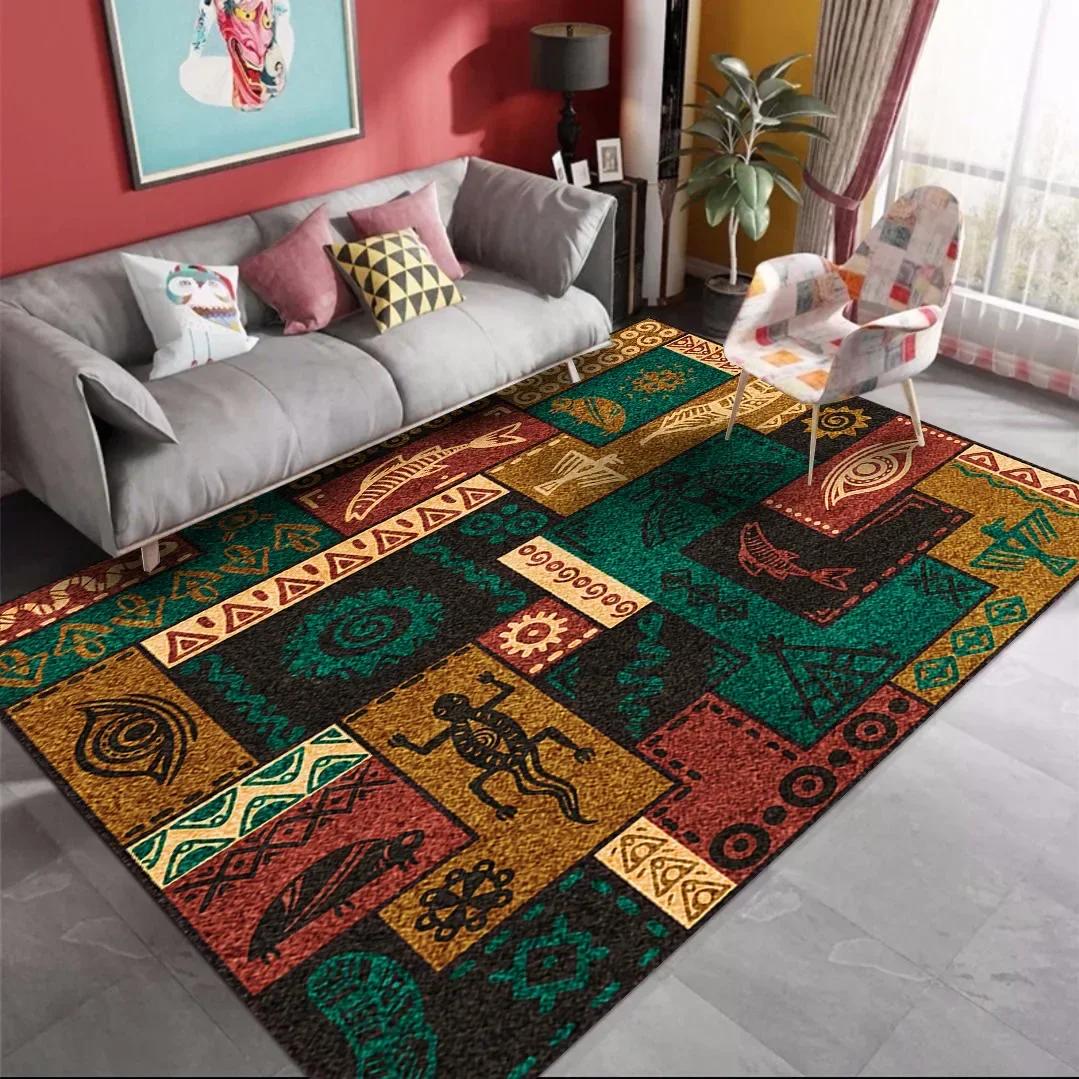 

Ковер в марокканском этническом стиле для гостиной, журнальный столик, ковер большой площади, для спальни, в богемном стиле в стиле ретро, ​​коврик для пола, коврик для пола 120x160cm