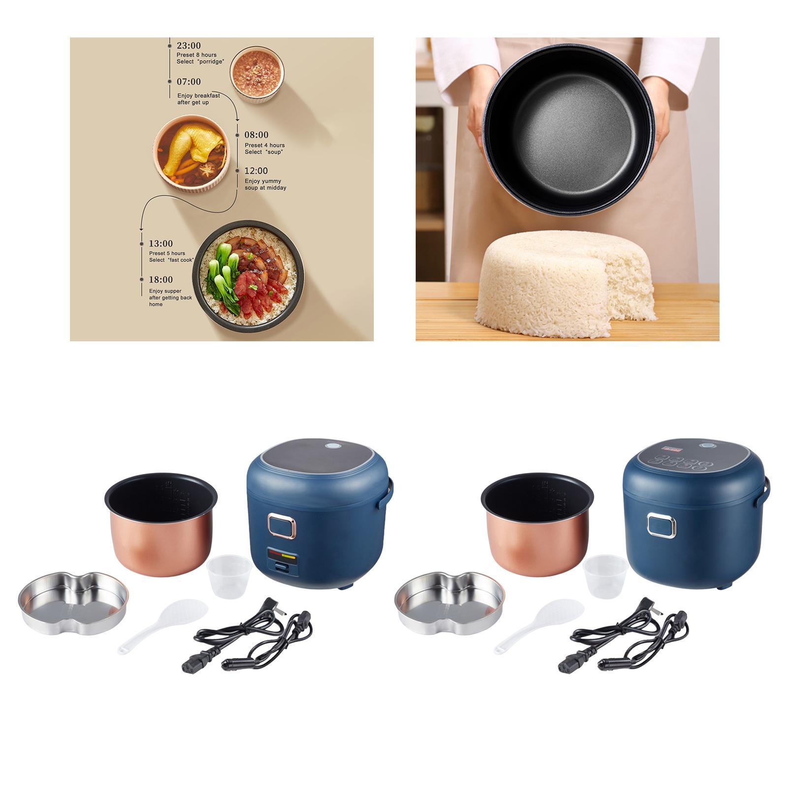 Электрическая рисоварка 2 л Мини Многофункциональная пароварка для автофургонов — фото 4