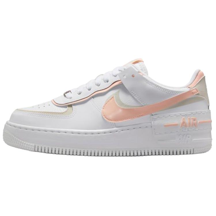 Nike Air Force 1 Low Shadow White Light Orewood Brown Washed Coral Women's Sneakers CI0919-121