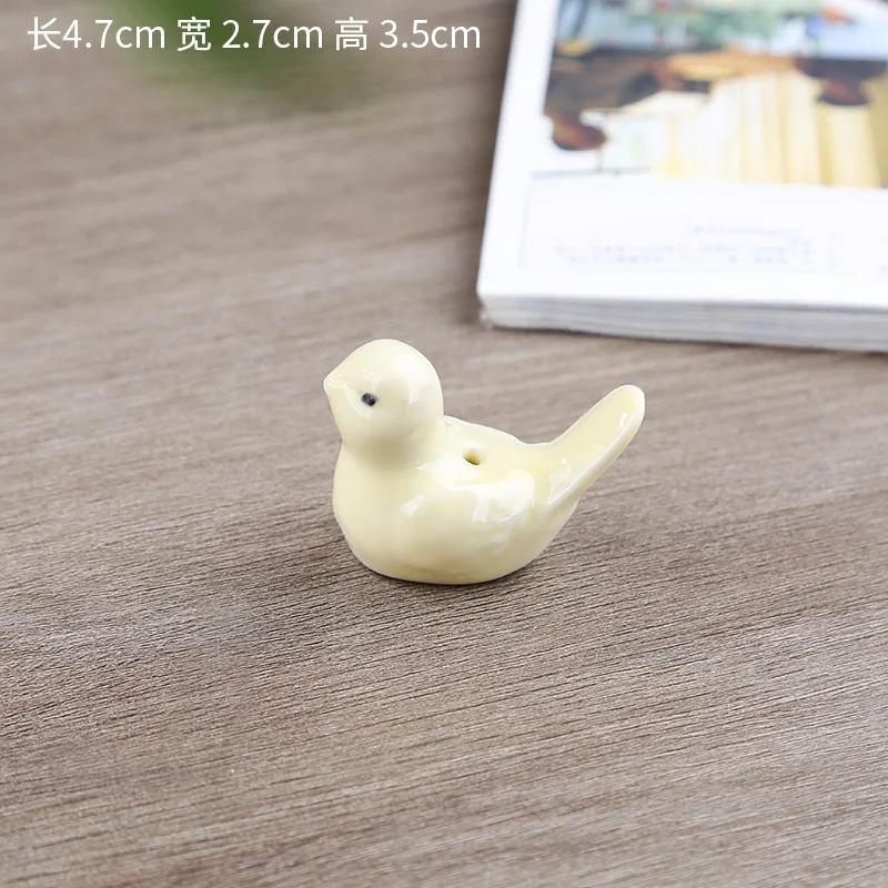 Cute mandarin duck Curled Incense Burner Stick Holder Ceramic Censer Plate Home Fragrance Incense base Ornaments Decoration