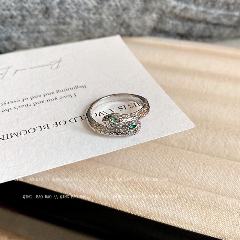 

Элегантное циркониевое регулируемое открытое кольцо для женщин - Шикарное ювелирное изделие для личности