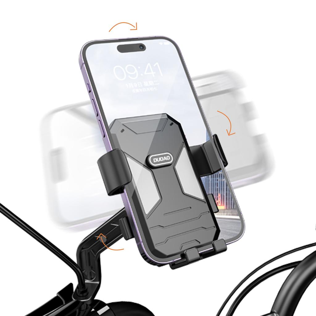 Dudao F7C+ Universal Bike/Motorcycle Phone Mount - Black