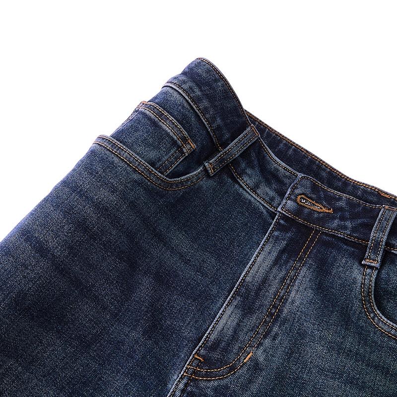 Septwolves Men's Loose Fit Straight-Leg Denim Jeans