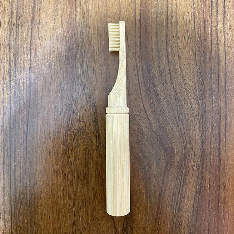 Custom Natural Biodegradable Removable Eco-friendly Reusable Adult Kids Soft Bristle Bamboo Toothbrush for Travel