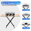 54 61 76 88 Key Electronic Piano Stand Adjustable X-Type Double Tube Iron Rack Universal Keyboard Instrument Stand Accessories