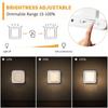 EU US UK Stecker Nachtlicht für Kinderzimmer Automatischer Dämmerung bis Morgengrauen Sensor LED Nachtlampe Dimmbar Warmweiß Kabellose Schrankleuchte