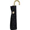Sun Blackout Dot Flower Black Light UV Heat Rain or Folding 55cm Perfect for and Stylish and Cute for Product [2025] Wpc. Umbrella, Point, Mini, (100%